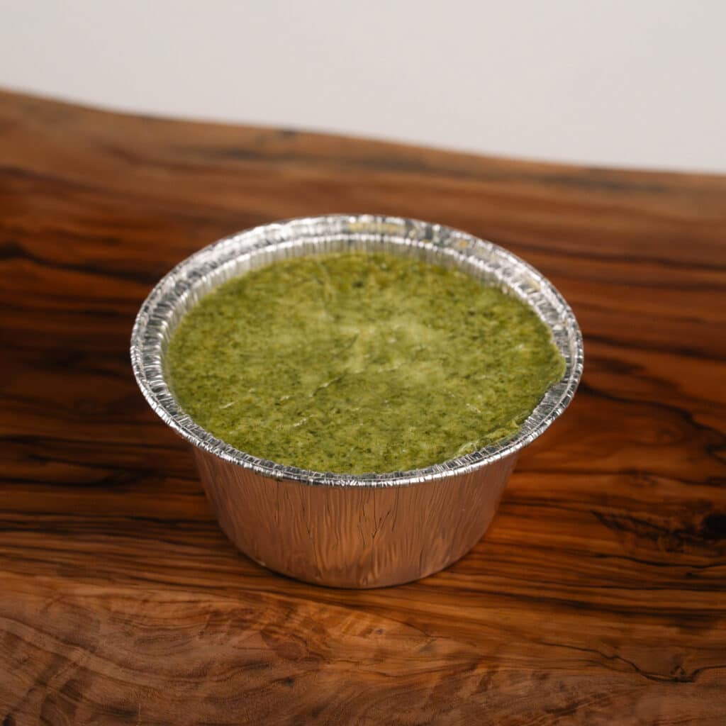 Flan al formaggio di Bra e borragine